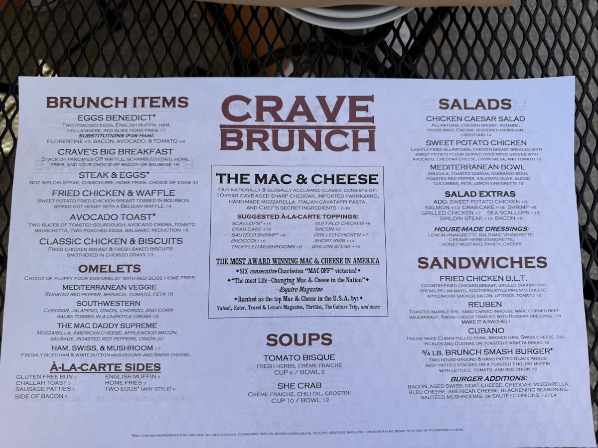 Crave Kitchen & Cocktails Menu - Image 2